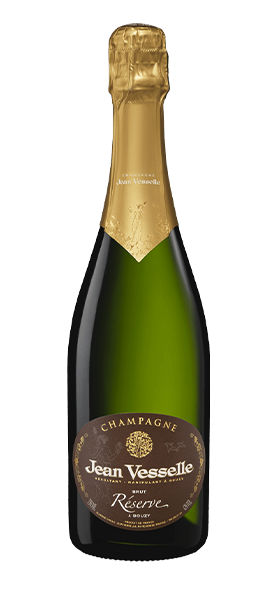Jean Vesselle Unisex Champagne Brut Réserve - 12% Vol, 0.75Lit